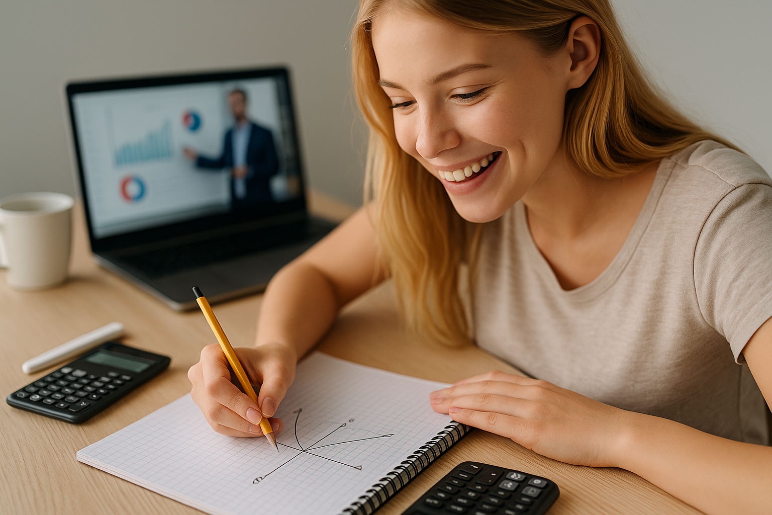 Főoldal studying with focus and precision